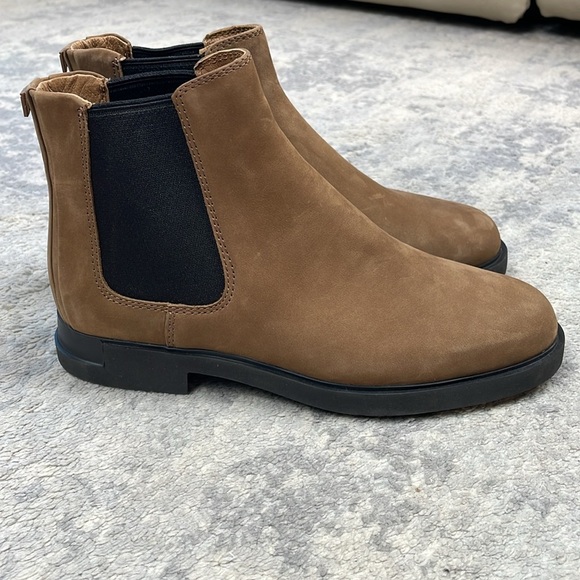 New Camper Iman Boots Chelsea Ankle Nubuck Suede Tan Sz 37 - Picture 8 of 14